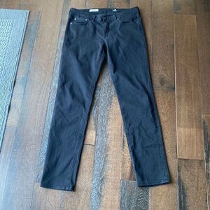 AG Adriano Goldschmeid the stilt cigarette leg black jeans womens size 29 regula